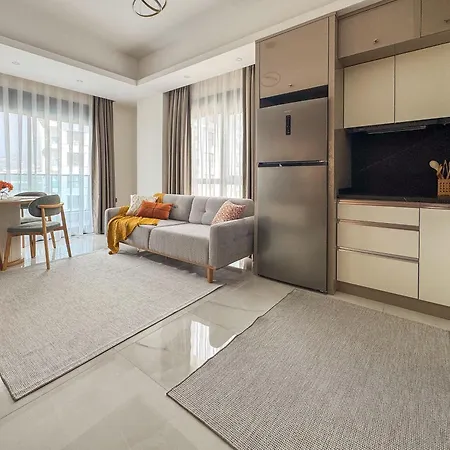 Qoople Ocean One-bedroom - Your Cozy By The Mediterranean Sea Appartement Alanya